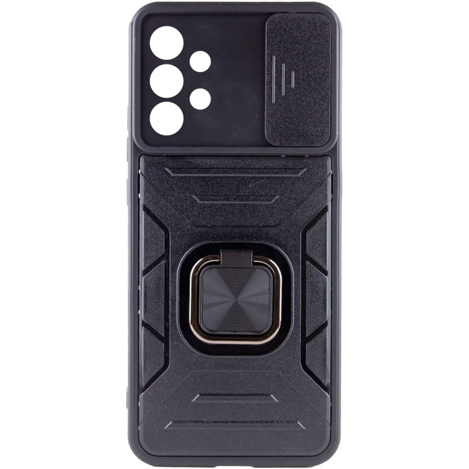 Чохол TPU+PC Camshield Flash Ring Black для Samsung Galaxy A13 SM-A135