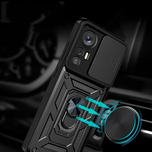 Чохол Camshield Serge Ring for Magnet Blue для Xiaomi 12T, Xiaomi 12T Pro