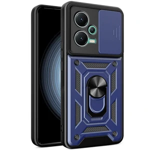 Чохол Camshield Serge Ring for Magnet Blue для Poco X5 5G, Xiaomi Redmi Note 12 5G