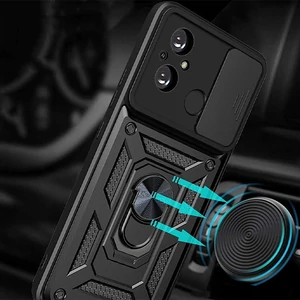 Чохол Camshield Serge Ring for Magnet Blue для Xiaomi Redmi 12C