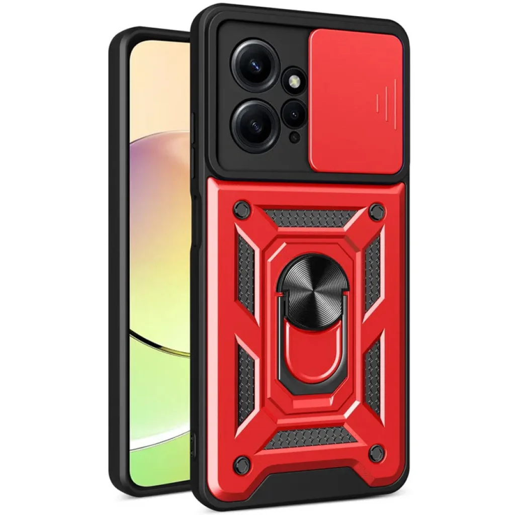 Чохол Camshield Serge Ring for Magnet Red для Xiaomi Redmi Note 12 4G