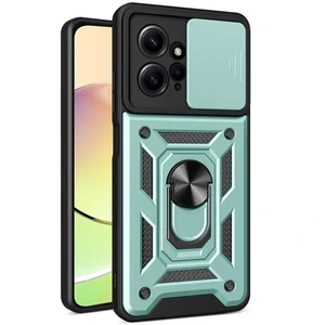 Цвет: Зеленый - Чехол Camshield Serge Ring for Magnet Green для Xiaomi Redmi Note 12 4G