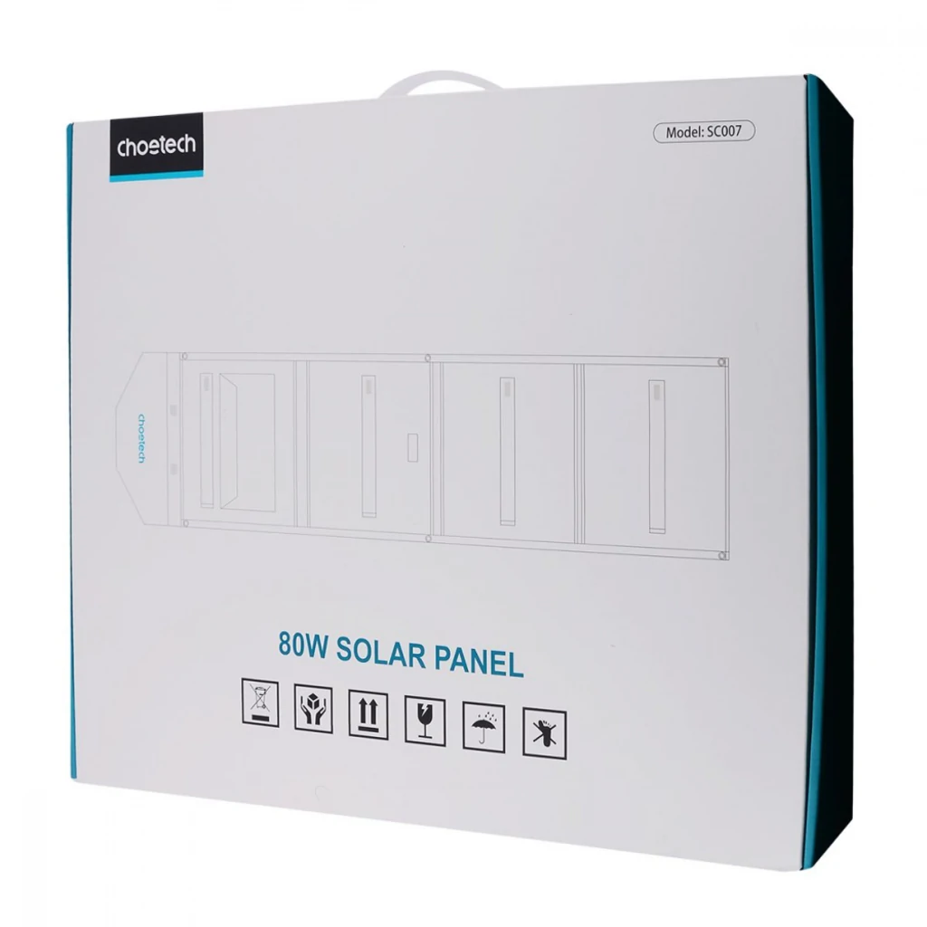 Портативная солнечная зарядная станция Choetech Solar Panel 80 Watt (SC007)