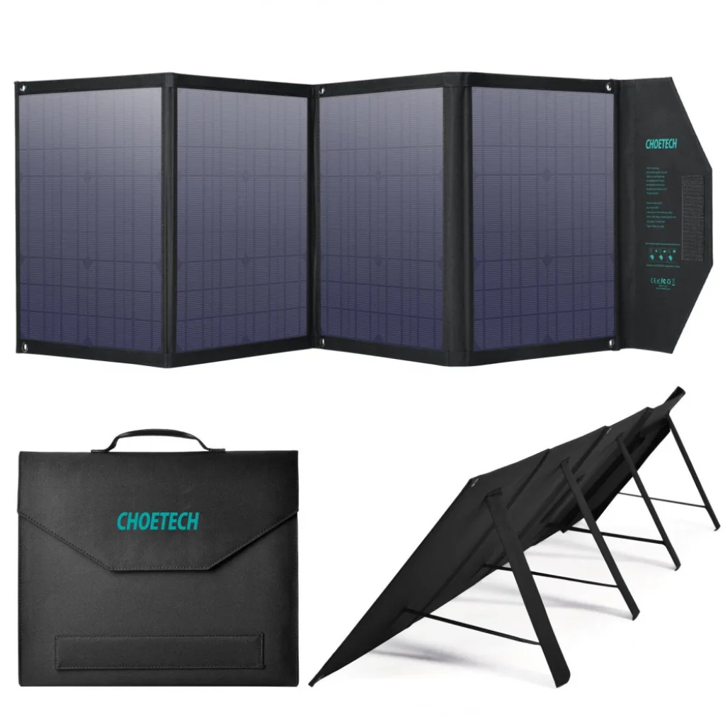 Портативная солнечная зарядная станция Choetech Solar Panel 80 Watt (SC007)