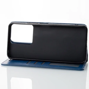 Чехол DC Elegant PU Case Blue для Xiaomi Redmi 14C