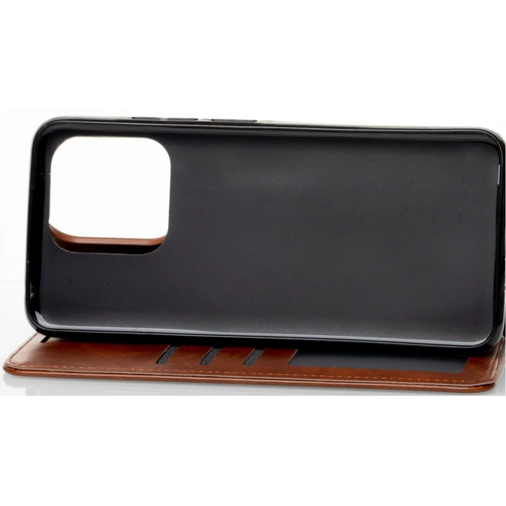Чохол DC Elegant PU Case Brown для Xiaomi Redmi 12