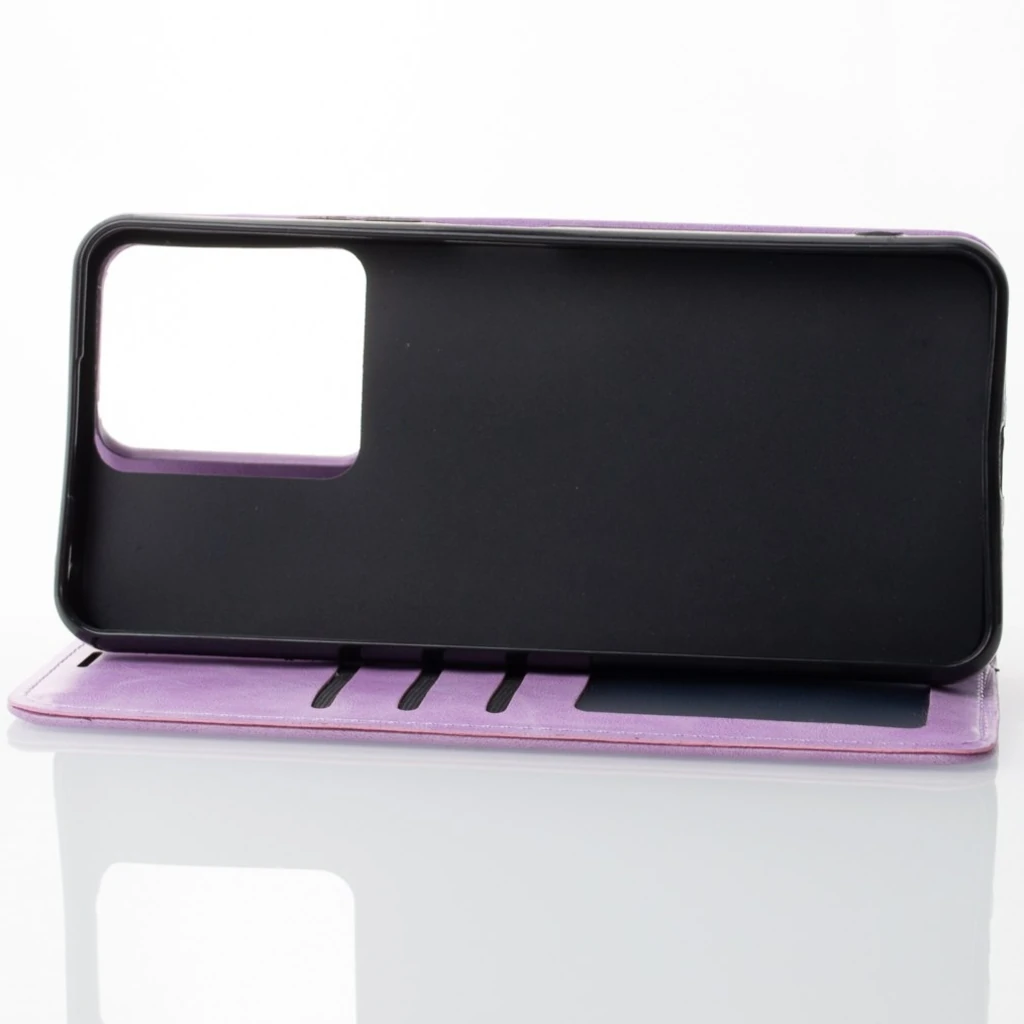 Чехол DC Elegant PU Case Lilac для Xiaomi Redmi 14C