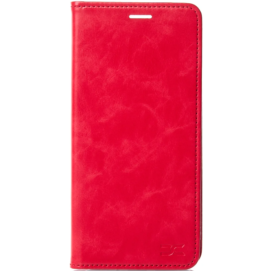 Чехол DC Elegant PU Case Red для Poco M5