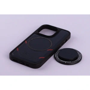Чохол DC MagSafe Leather Edition + MagSafe PopSocket для iPhone 14 Pro Dark Blue