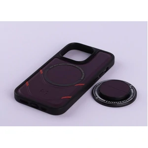 Чохол DC MagSafe Leather Edition + MagSafe PopSocket для iPhone 14 Pro Dark Purple