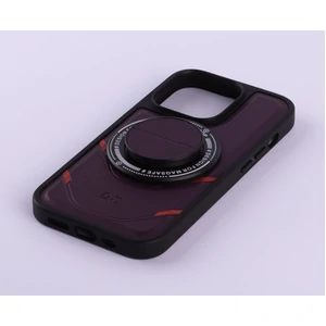 Чохол DC MagSafe Leather Edition + MagSafe PopSocket для iPhone 14 Pro Max Dark Purple