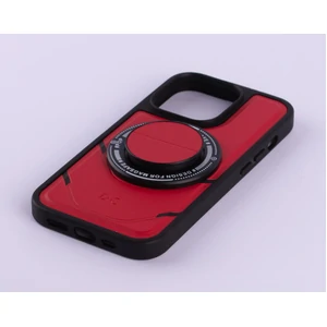 Чехол DC MagSafe Leather Edition + MagSafe PopSocket для iPhone 14 Pro Red