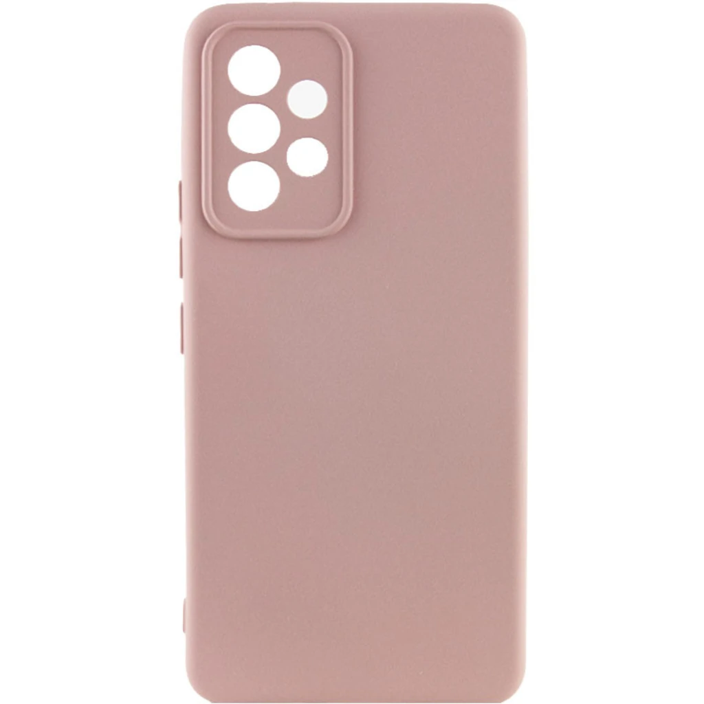 Чехол Silicone Cover Lakshmi Full Camera Pink Sand для Samsung Galaxy A33 5G SM-A336