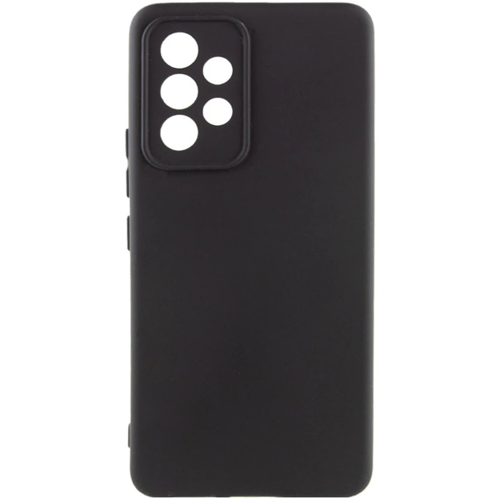Чохол Silicone Cover Lakshmi Full Camera Black для Samsung Galaxy A52 SM-A525, Samsung Galaxy A52 5G SM-A526, Samsung Galaxy A52s SM-A528