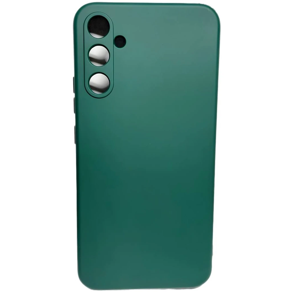 Чохол Silicone Cover Lakshmi Full Camera Dark Green для Samsung Galaxy A14 SM-A145