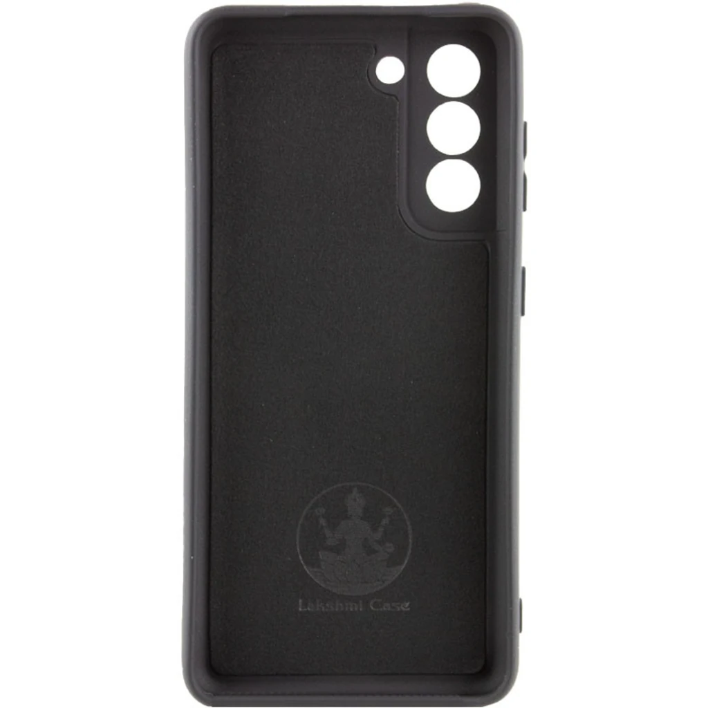 Чохол Silicone Cover Lakshmi Full Camera Black для Samsung Galaxy S21 FE 5G SM-G990