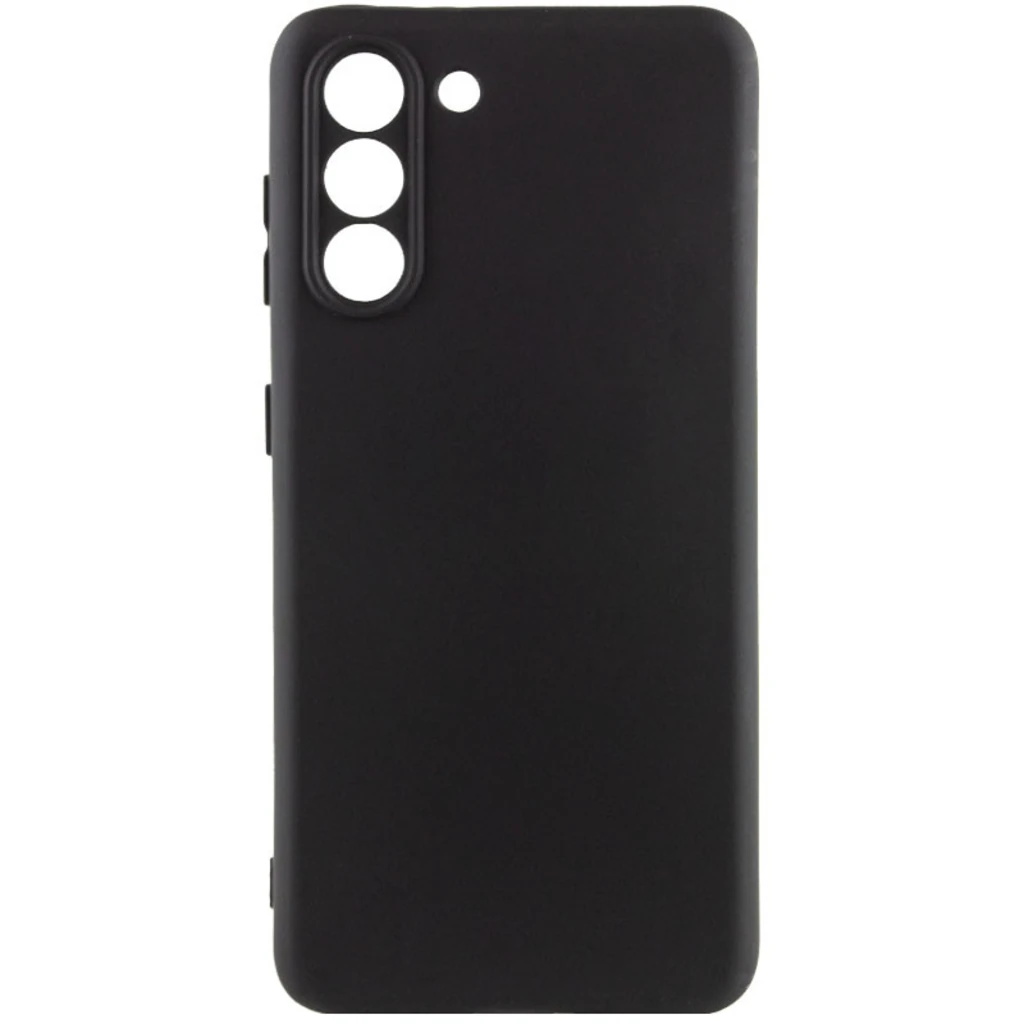 Чохол Silicone Cover Lakshmi Full Camera Black для Samsung Galaxy S22 Plus SM-S906
