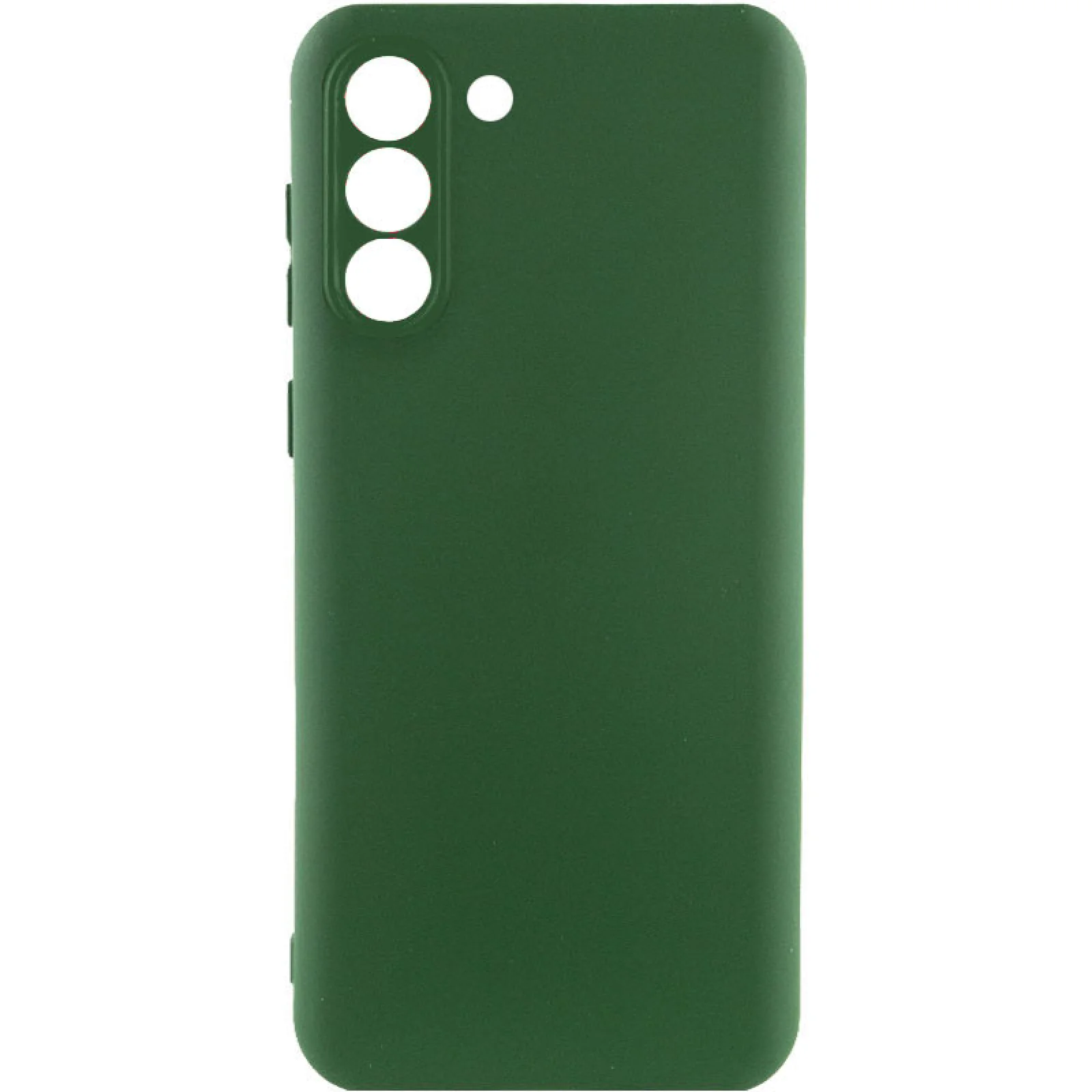 Чехол Silicone Cover Lakshmi Full Camera Dark Green для Samsung Galaxy S22 SM-S901