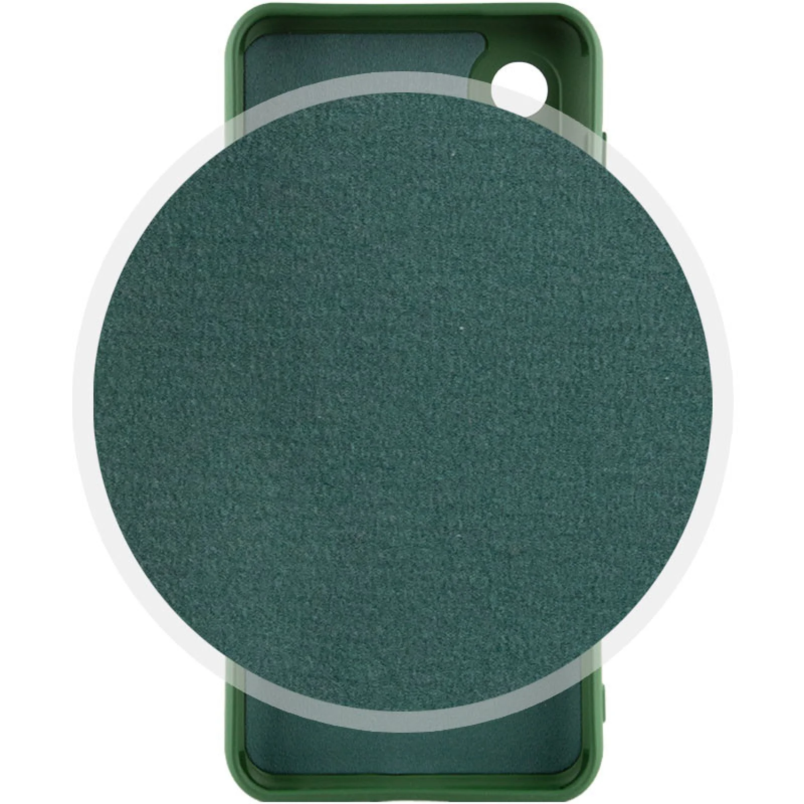 Чехол Silicone Cover Lakshmi Full Camera Dark Green для Samsung Galaxy S22 SM-S901