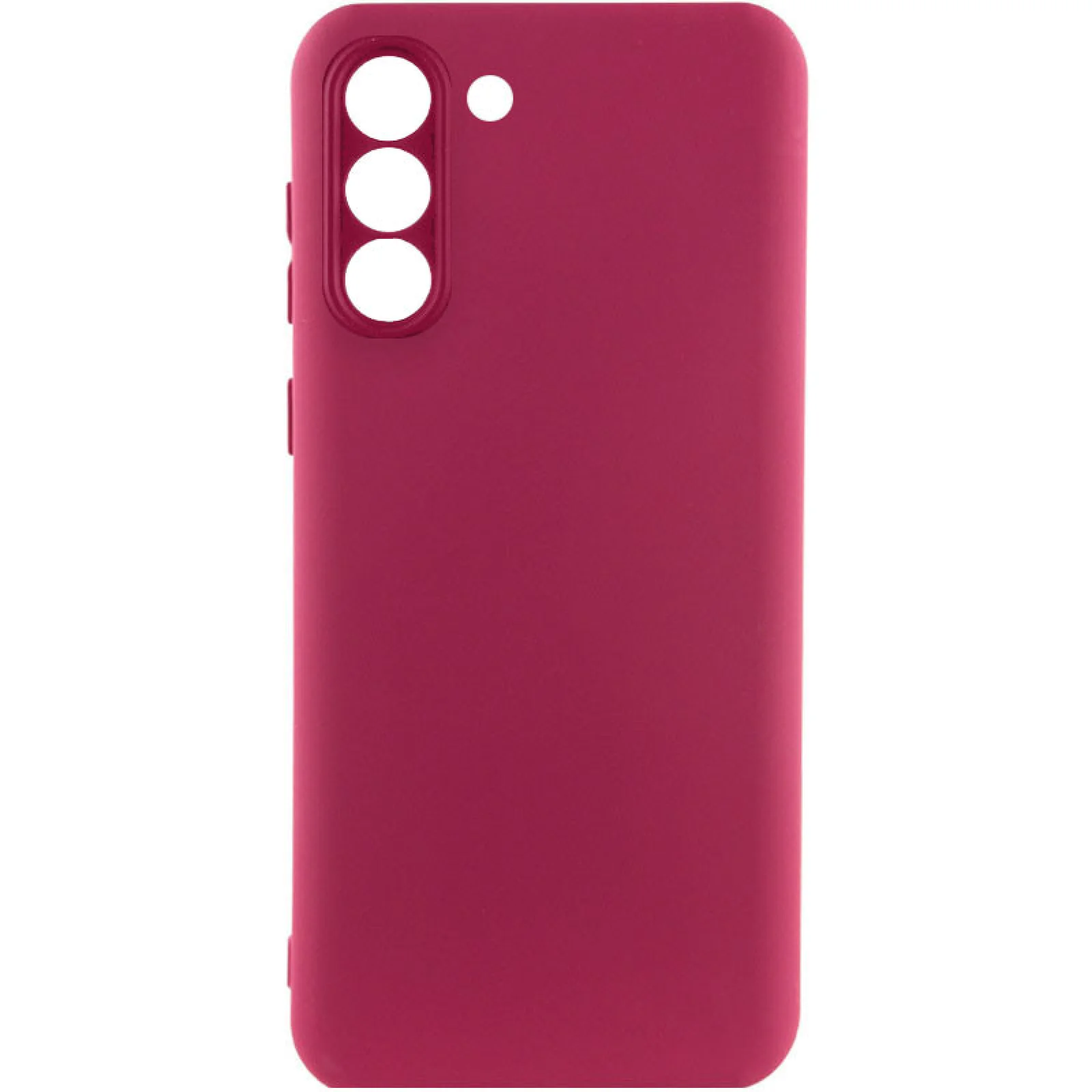 Чохол Silicone Cover Lakshmi Full Camera Marsala для Samsung Galaxy S22 Plus SM-S906