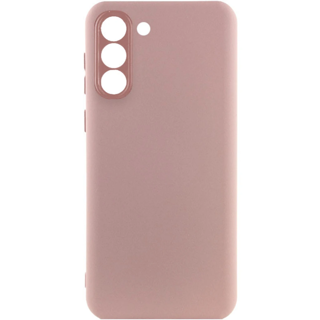 Чохол Silicone Cover Lakshmi Full Camera Pink Sand для Samsung Galaxy S22 Plus SM-S906