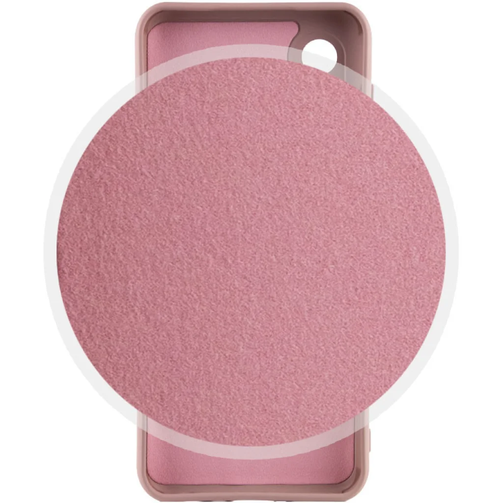 Чохол Silicone Cover Lakshmi Full Camera Pink Sand для Samsung Galaxy S22 Plus SM-S906