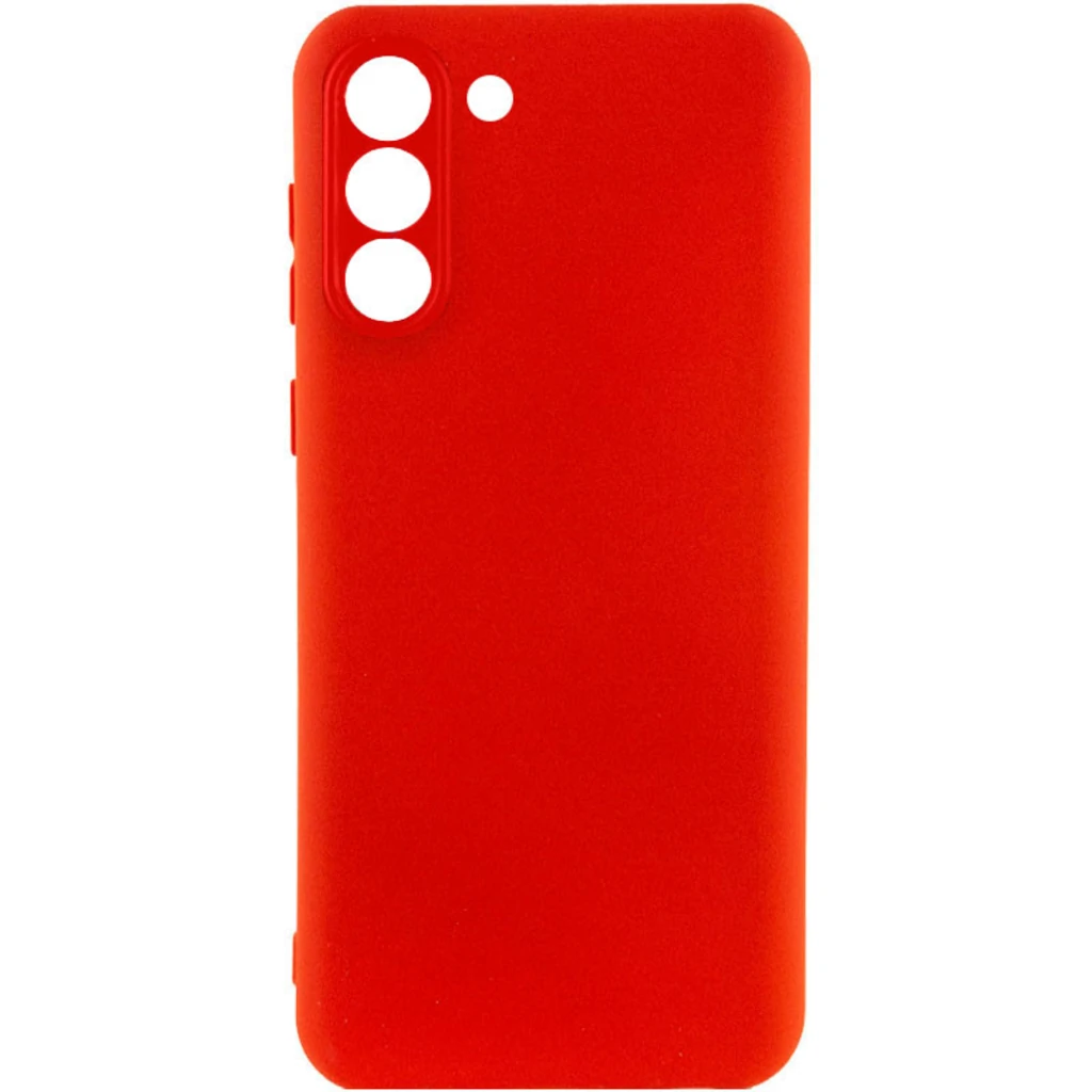 Чохол Silicone Cover Lakshmi Full Camera Red для Samsung Galaxy S22 SM-S901