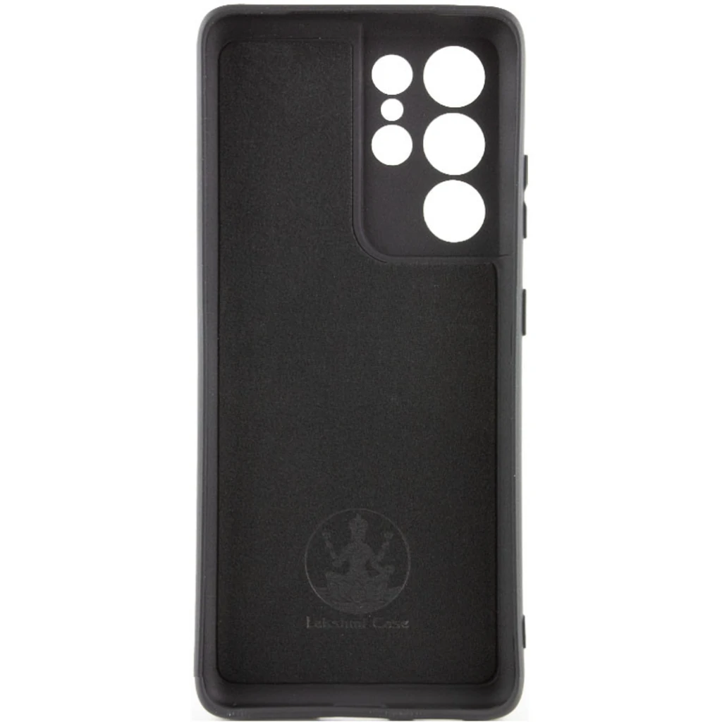 Чохол Silicone Cover Lakshmi Full Camera Black для Samsung Galaxy S22 Ultra SM-S908