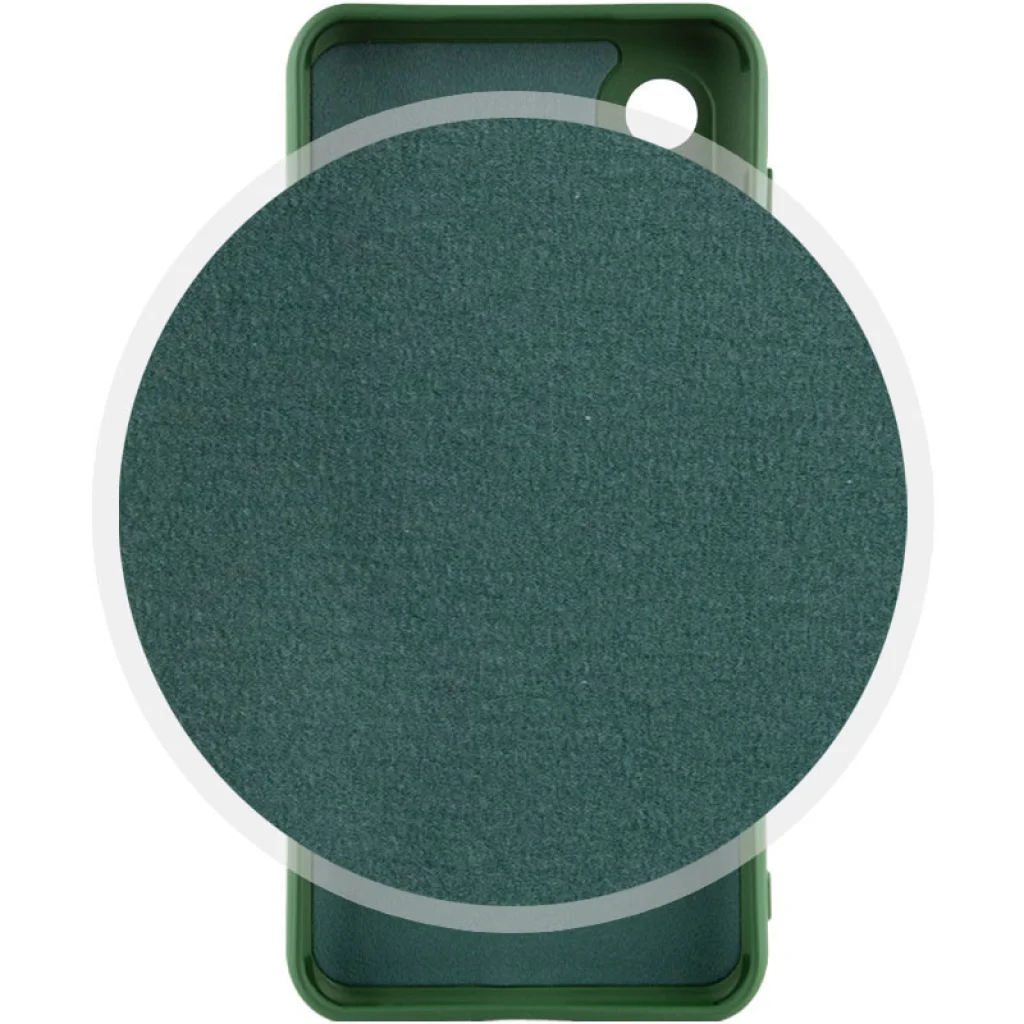 Чохол Silicone Cover Lakshmi Full Camera Dark Green для Samsung Galaxy S22 Ultra SM-S908