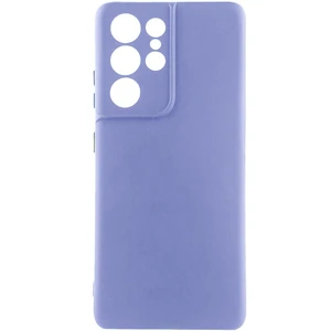 Колір: Фіолетовий - Чохол Silicone Cover Lakshmi Full Camera Dasheen для Samsung Galaxy S22 Ultra SM-S908