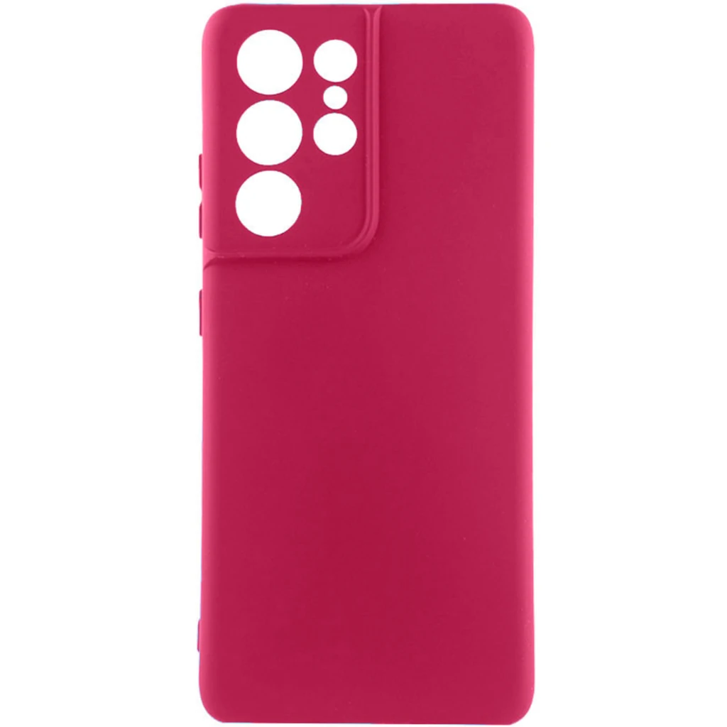 Чохол Silicone Cover Lakshmi Full Camera Marsala для Samsung Galaxy S22 Ultra SM-S908