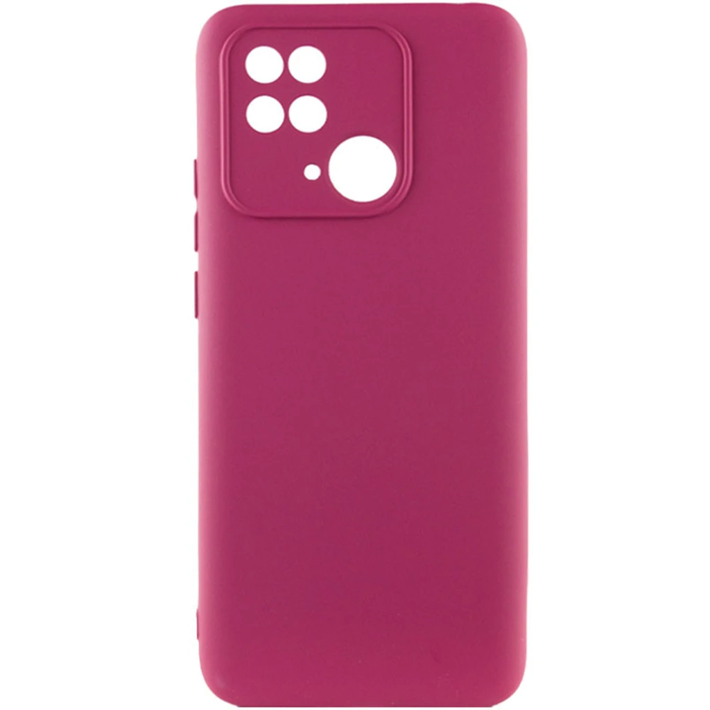 Чехол Silicone Cover Lakshmi Full Camera Marsala для Poco C40