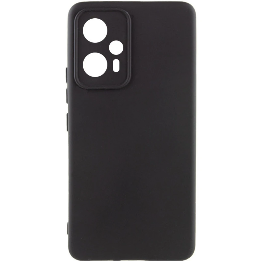 Чохол Silicone Cover Lakshmi Full Camera Black для Poco F5