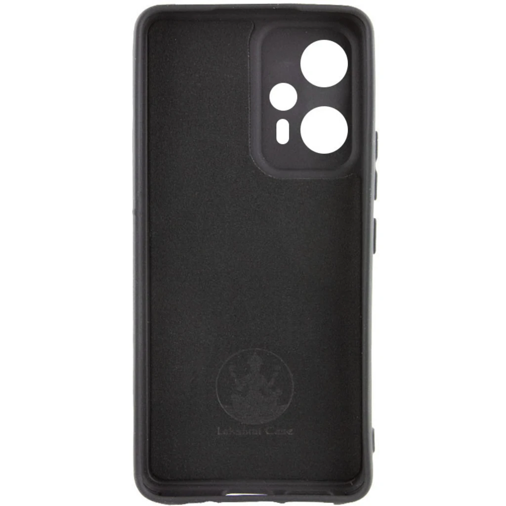 Чохол Silicone Cover Lakshmi Full Camera Black для Poco F5