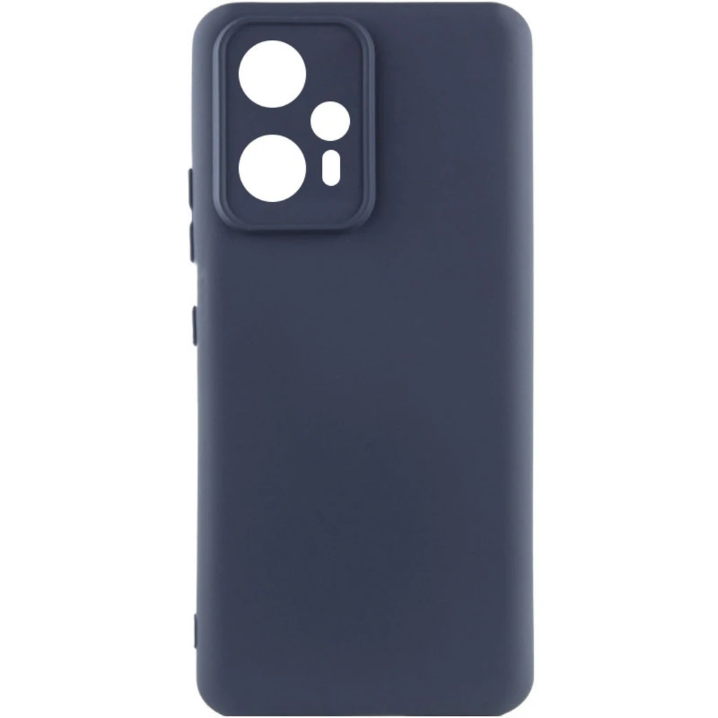 Чехол Silicone Cover Lakshmi Full Camera Midnight Blue для Poco F5