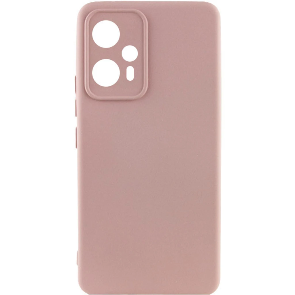 Чохол Silicone Cover Lakshmi Full Camera Pink Sand для Poco F5