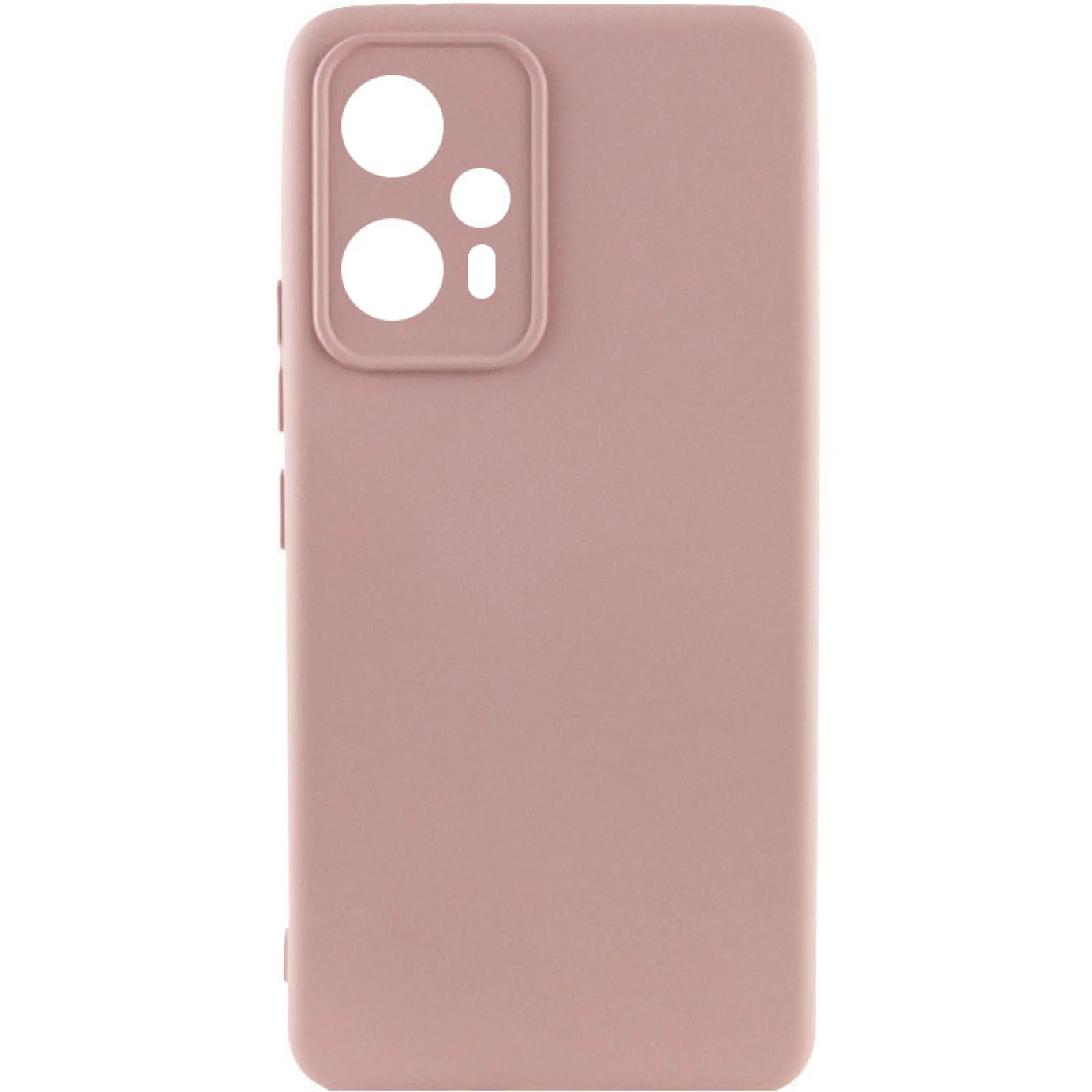 Чехол Silicone Cover Lakshmi Full Camera Pink Sand для Poco F5