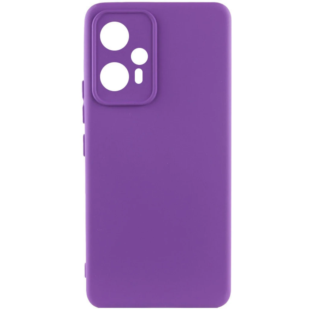 Чехол Silicone Cover Lakshmi Full Camera Purple для Poco F5