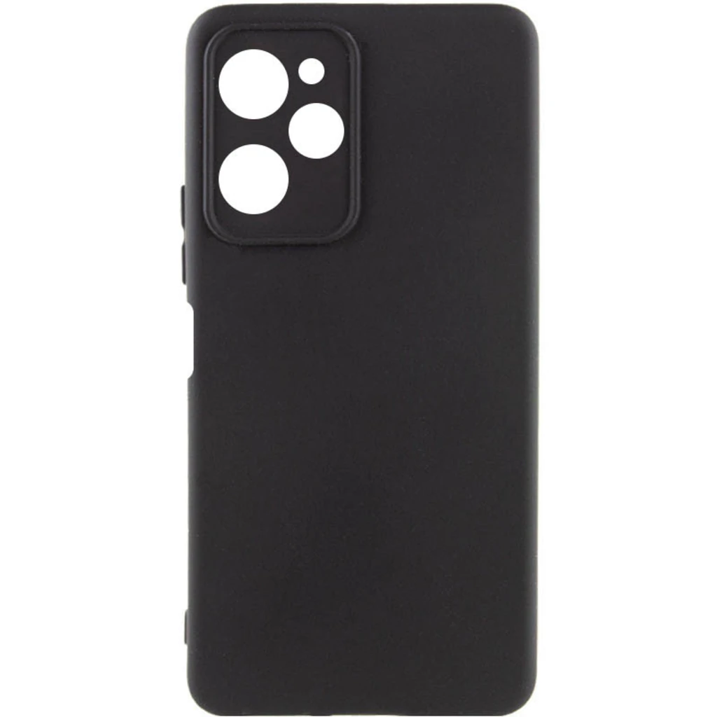 Чохол Silicone Cover Lakshmi Full Camera Black для Poco X5 Pro 5G