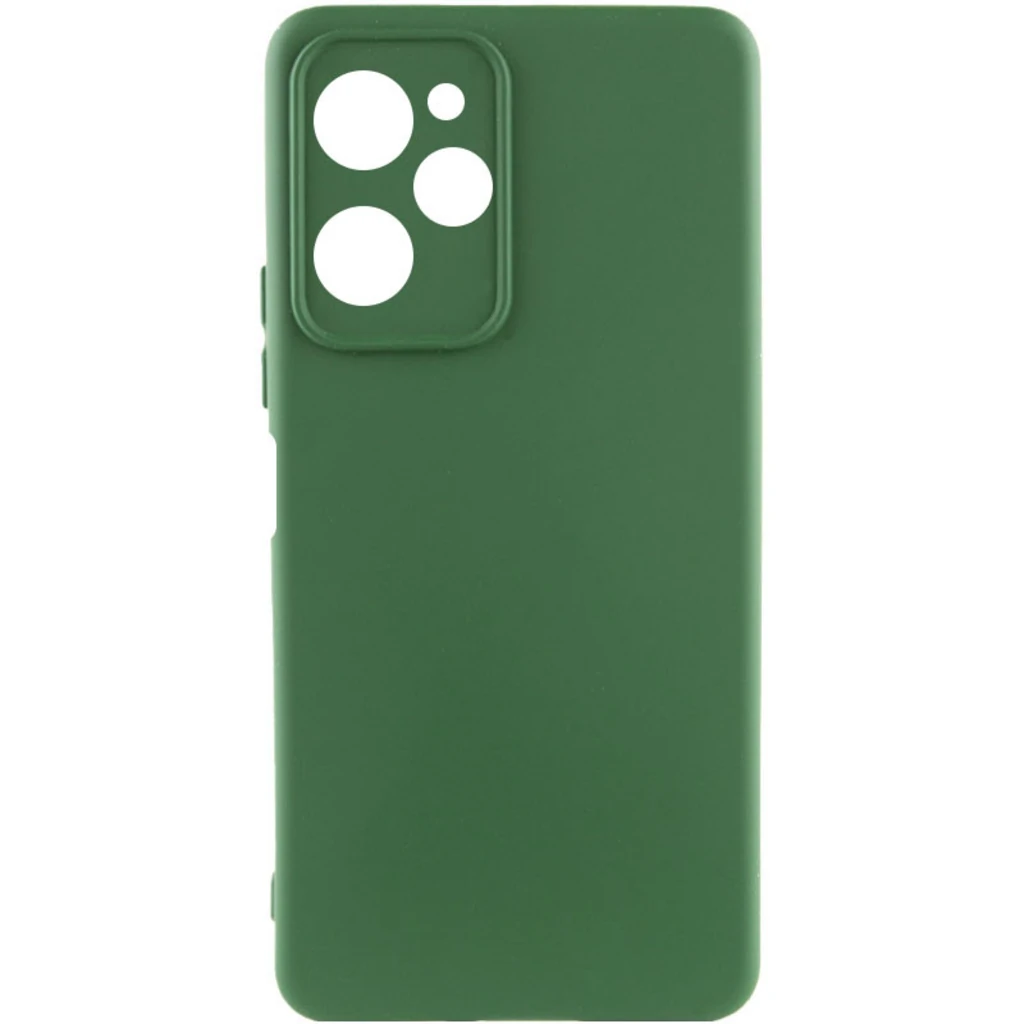 Чохол Silicone Cover Lakshmi Full Camera Dark Green для Poco X5 Pro 5G