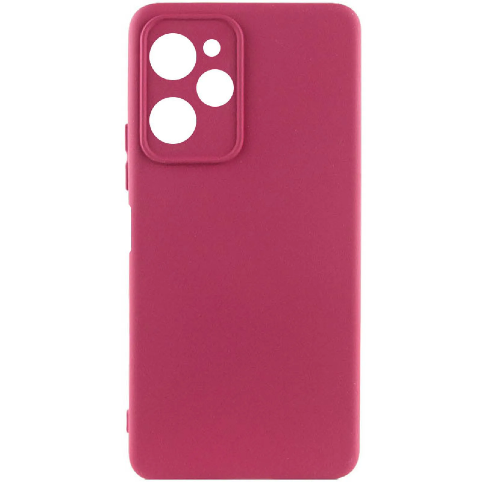 Чохол Silicone Cover Lakshmi Full Camera Marsala для Poco X5 Pro 5G
