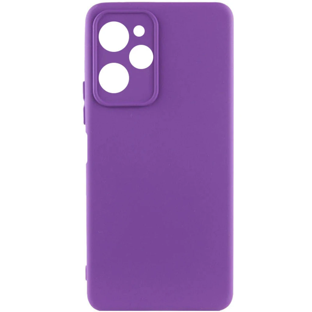 Чохол Silicone Cover Lakshmi Full Camera Purple для Poco X5 Pro 5G