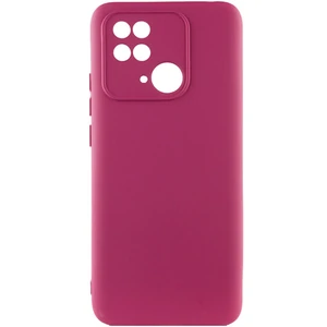 Цвет: Бордовый - Чехол Silicone Cover Lakshmi Full Camera Marsala для Xiaomi Redmi 10C