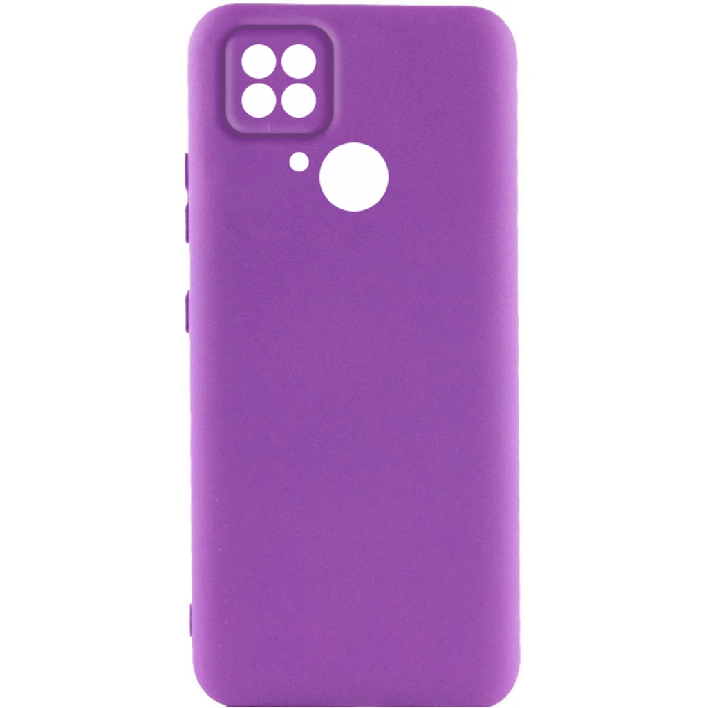Чохол Silicone Cover Lakshmi Full Camera Purple для Xiaomi Redmi 10C