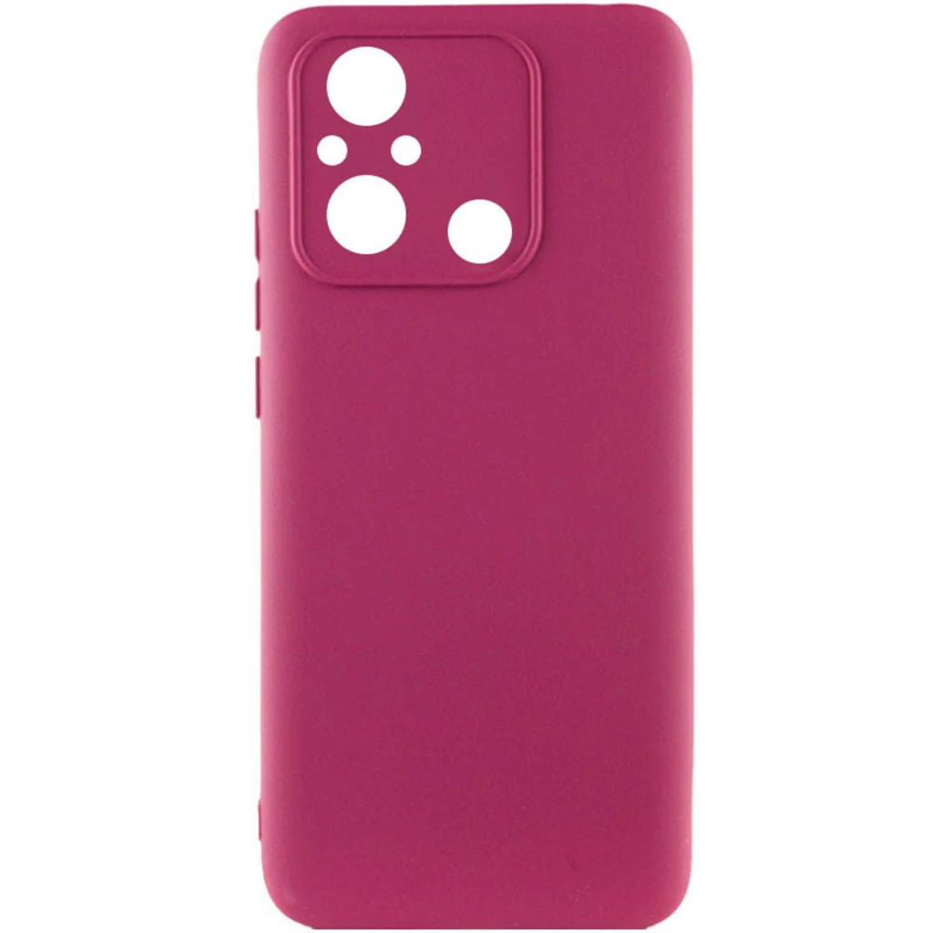 Чохол Silicone Cover Lakshmi Full Camera Marsala для Xiaomi Redmi 12C