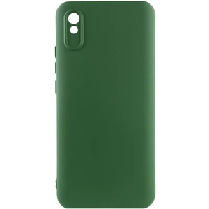 Колір: Зелений - Чохол Silicone Cover Lakshmi Full Camera Dark Green для Xiaomi Redmi 9A