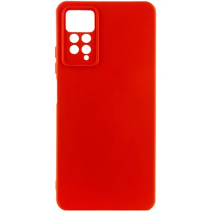 Цвет: Красный - Чехол Silicone Cover Lakshmi Full Camera Red для Xiaomi Redmi Note 11 Pro LTE, Xiaomi Redmi Note 11 Pro 5G, Xiaomi Redmi Note 12 Pro 4G