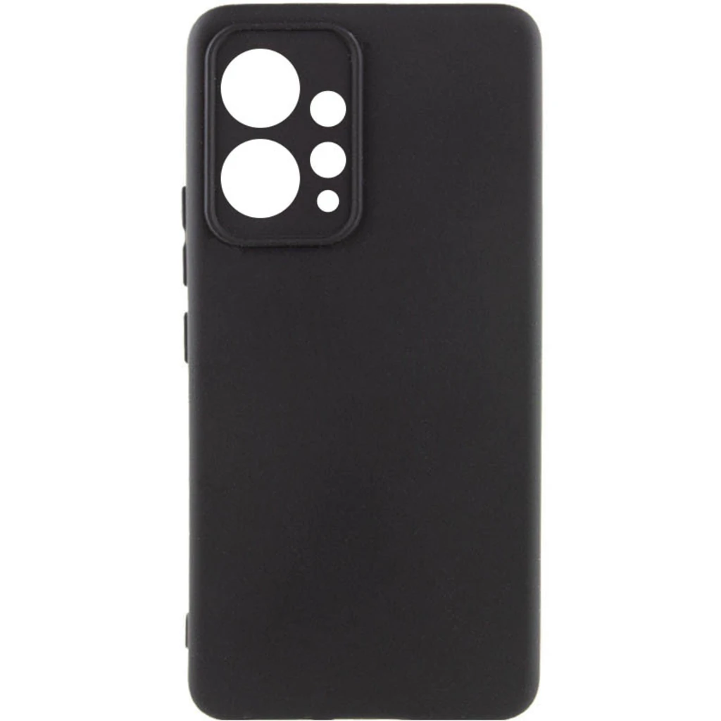Чохол Silicone Cover Lakshmi Full Camera Black для Xiaomi Redmi Note 12 4G