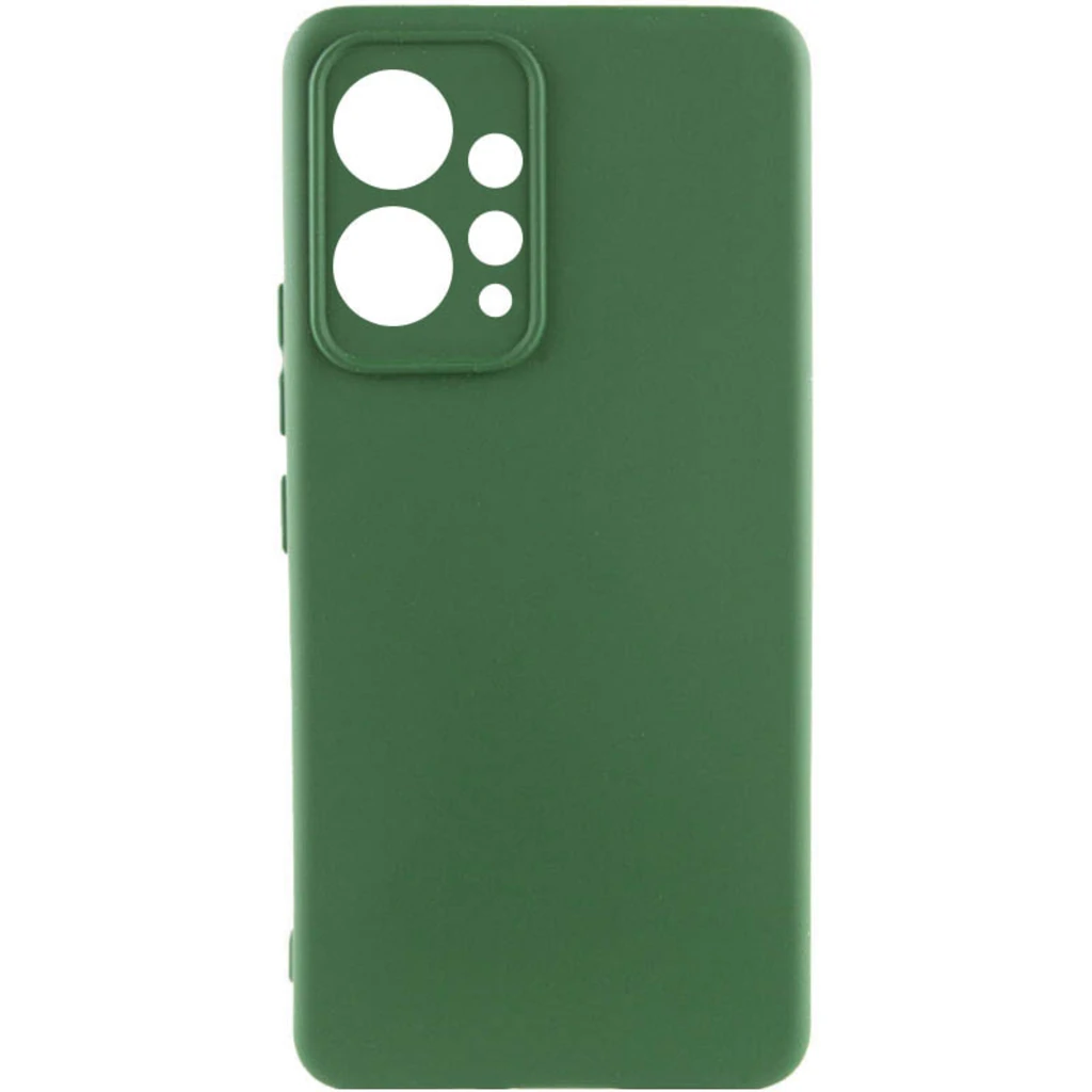 Чехол Silicone Cover Lakshmi Full Camera Dark Green для Xiaomi Redmi Note 12 4G