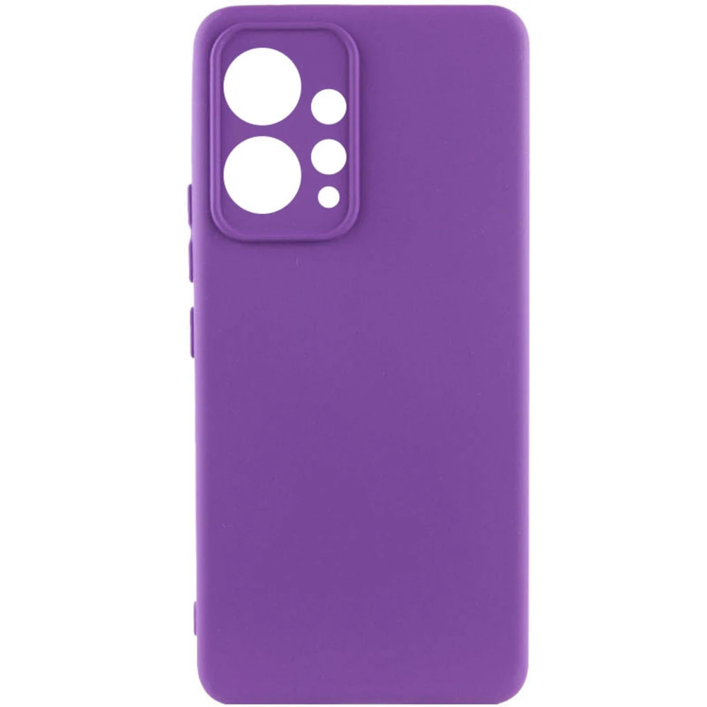 Чохол Silicone Cover Lakshmi Full Camera Purple для Xiaomi Redmi Note 12 4G